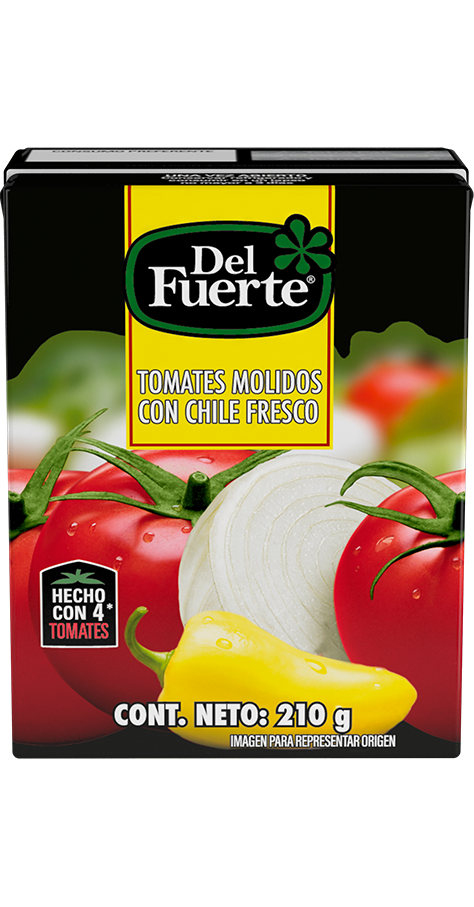 tomates molidos con chile fresco 210gr