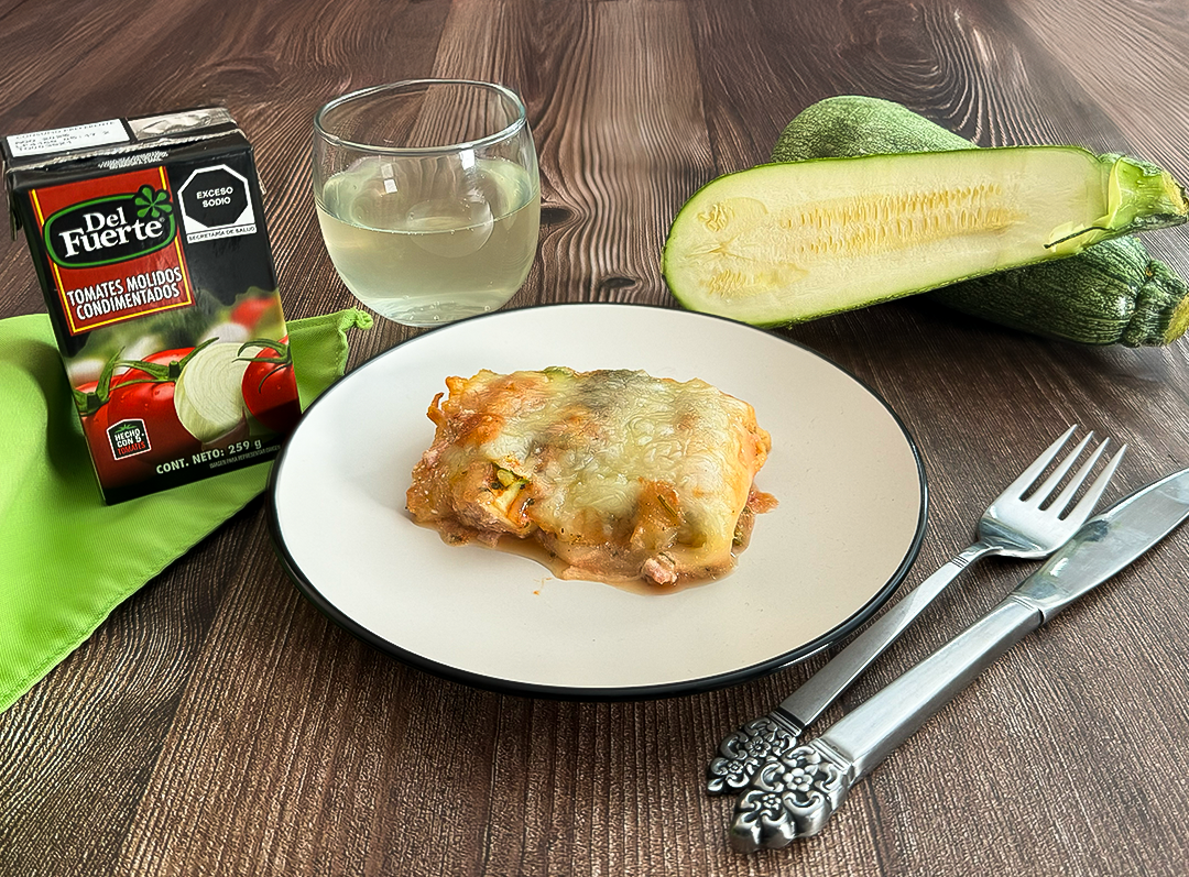 Canelones de calabaza con Tomates Molidos Condimentados Del Fuerte