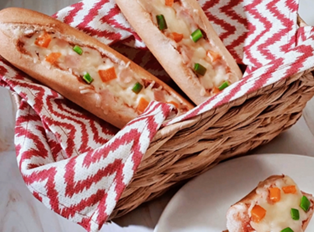 Baguettes Rellenase en Recetas con Puré de Tomate