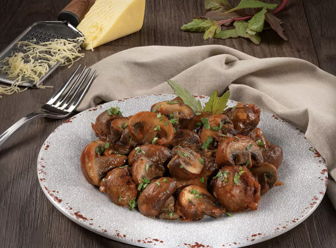 Receta de champiñones al tomate